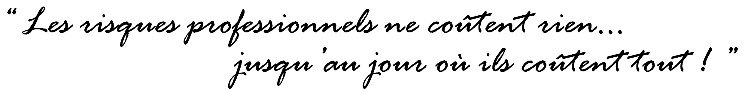 Phrase accueil